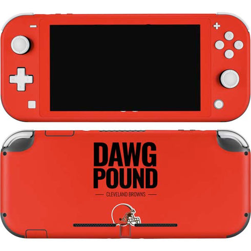 NFL Cleveland Browns Team Motto Nintendo Switch Lite Skin